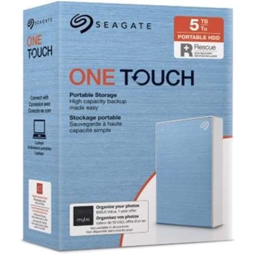 Внешний жесткий диск Seagate One Touch 5 TB Blue (STKC5000402) фото 7