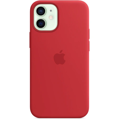 Чохол для iPhone Apple Silicone Case with MagSafe (PRODUCT) Red (MHKW3) for iPhone 12 mini: Колір червоний