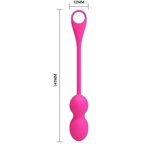 Вагинальные шарики с вибрацией Pretty Love Elvira, BI-210212HP-1