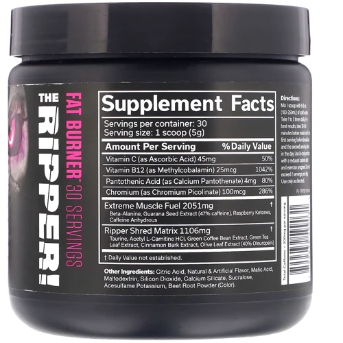 Жиросжигатель JNX Sports The Ripper 150 g / 50 serving / Pixie sticks: Пол Унисекс
