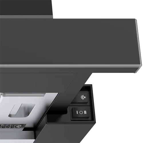 Витяжка Midea MH60P450GB: Матеріал корпусу нержавеющая cталь