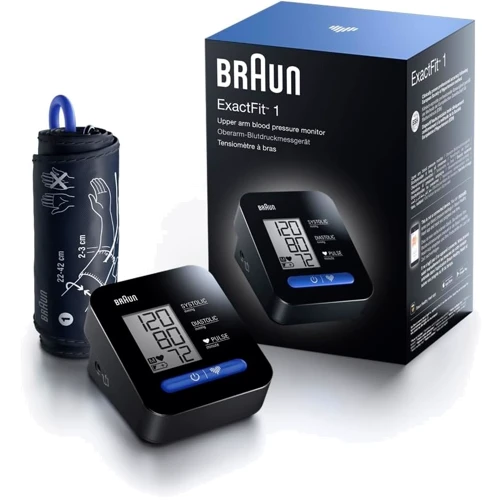 Тонометр Braun BPM ExactFit 1 BUA5000EUV1AM all black