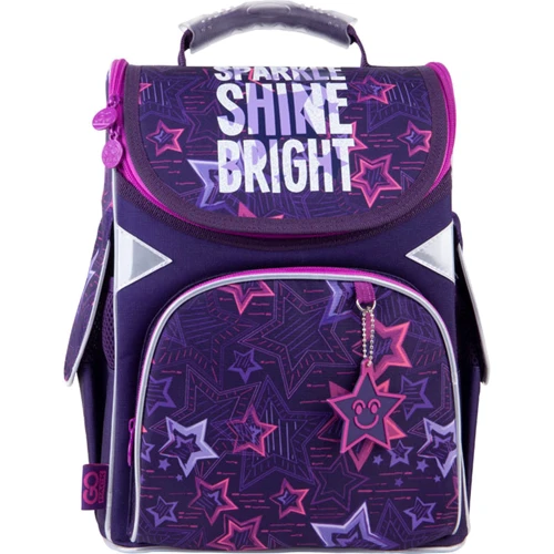Рюкзак GoPack Education каркасний 5001-6 Shine bright GO21-5001S-6: Спинка Ортопедичне (анатомічна)