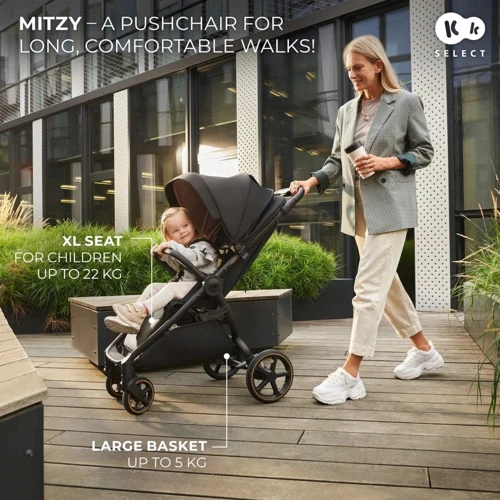 Прогулочная коляска Kinderkraft Mitzy Linen Beige (KSMITZ00BEG0000): Тип коляски Прогулочная