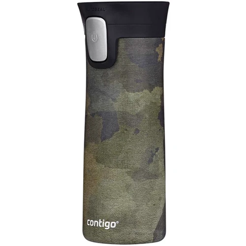 Термокухоль Contigo Pinnacle Couture 414 мл Textured Camo (2103521): Матеріал корпусу Сталь