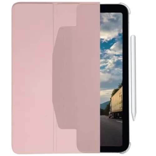 Аксесуар для iPad Macally Protective Case and Stand Pink для iPad Pro 12.9 (2021-2022) (BSTANDP6L-RS): Колір розовый