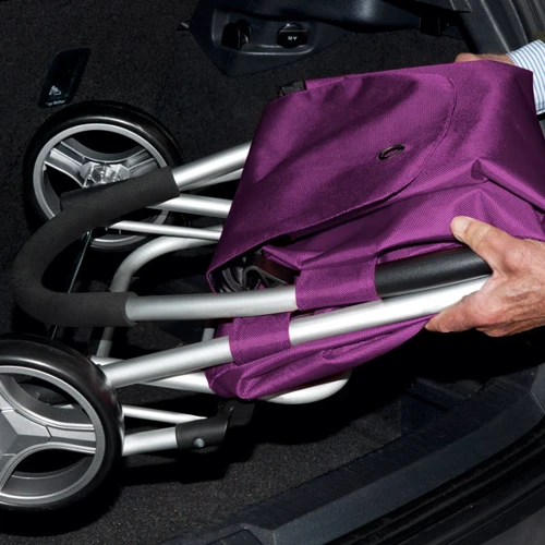 Сумка-тележка ShoppingCruiser Foldable 40 Purple: Объем 40 л