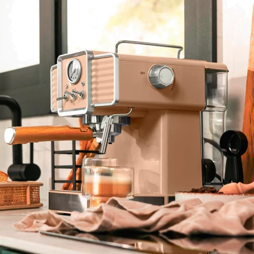 Кофеварка Cecotec Cumbia Power Espresso 20 Tradizionale Light Beige (CCTC-01585): Габариты, см 33 х 30 х 14