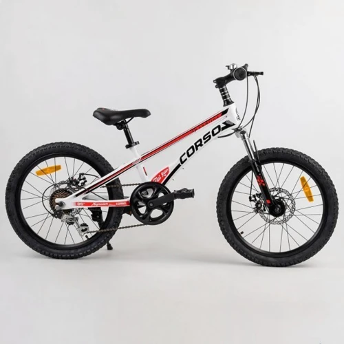 Велосипед Corso Speedline MG-56818 (біло-червоний): Діаметр коліс, дюймів 20