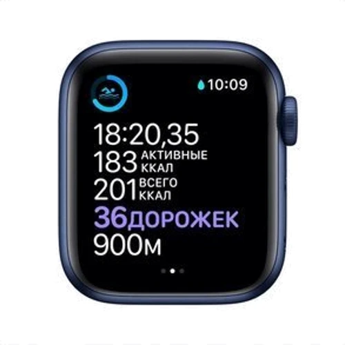 Apple Watch Series 6 GPS + Cellular 44mm Blue Aluminum Case Deep Navy Sport (M07J3) Approved: Причина уценки Как новые (состояние, близкое к новому). Apple Watch выглядят и функционируют как новые: комплектаци