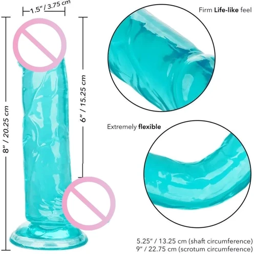 Фаллоимитатор California Exotic Novelties Queen Size Dong 6 (голубой)