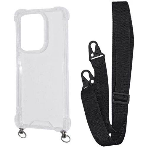 Аксессуар для смартфона WAVE Clear Case with Strap Black for Xiaomi Redmi Note 13 4G