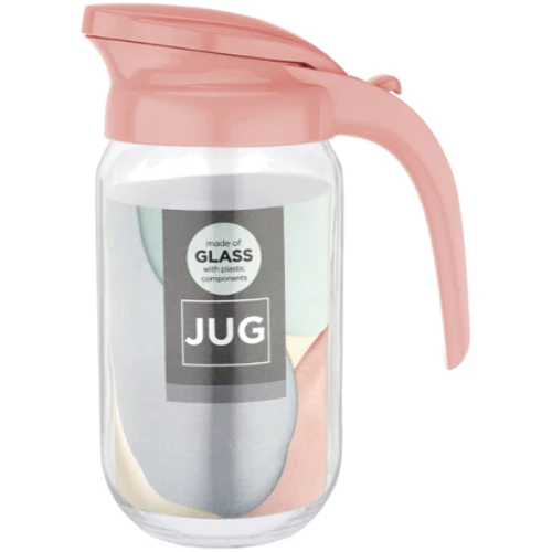 Глек скляний Vittora Beluga 1L бежевий (VT-111028)