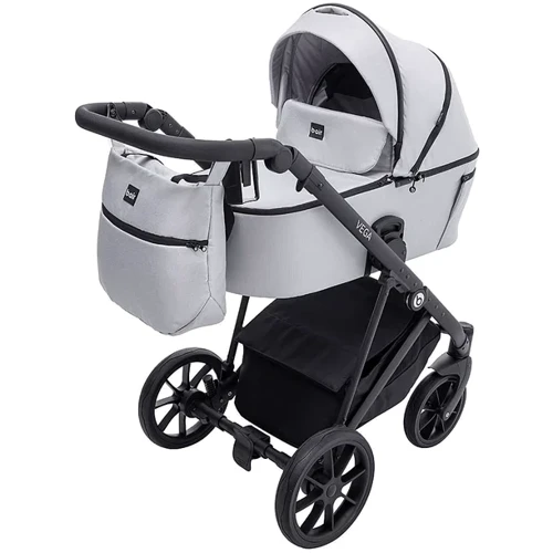 Коляска универсальная 2 в 1 Bair Vega Soft VS-01 stone серый (681057): Количество блоков 2