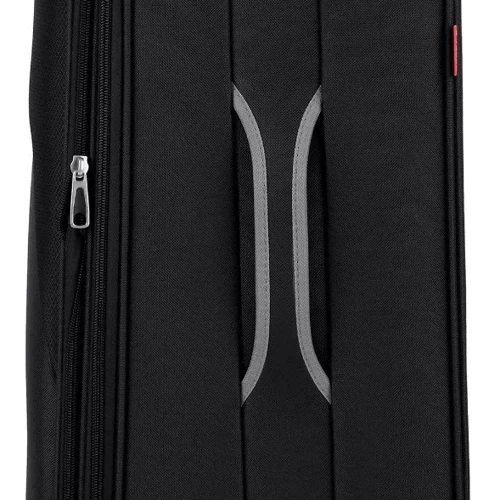 Чемодан Gabol Zambia (L) Black черный (113447-001)/(113401-001): Застежка Молния