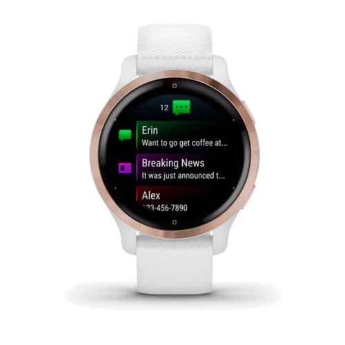 Смарт-часы Garmin Venu 2S Rose Gold Stainless Steel Bezel with White Case and Silicone Band (010-02429-13): Операционная система Проприетарная