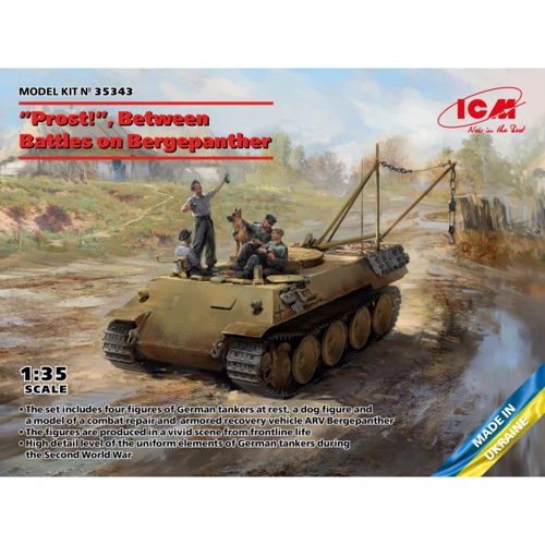 Збірна модель Між боями на Бергепантері (ICM 35343)