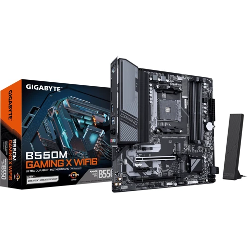 GIGABYTE B550M GAMING X WIFI6: Оперативная память 4xDDR4 3200 МГц, до 128 ГБ