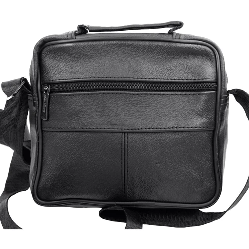 Мужская сумка через плечо Valiria Fashion черная (3DETAW8095-2): Тип ручки Короткая ручка, Плечевой ремень