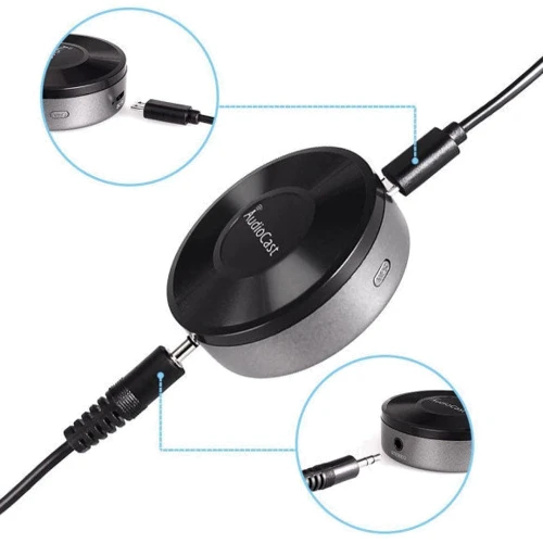 ACEMAX M5 Audiocast Wi-Fi Reciever: Входы Bluetooth, Wi-Fi