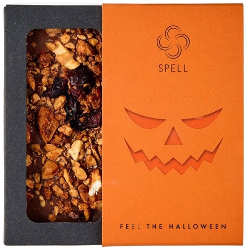 Молочный шоколад Spell Halloween с ореховым ассорти 90 г (4820207317451)