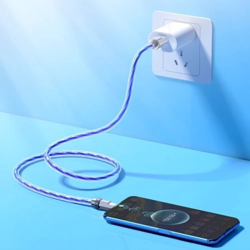 Кабель Hoco USB Cable to USB-C U113 Solid 100W 1m Blue фото 3