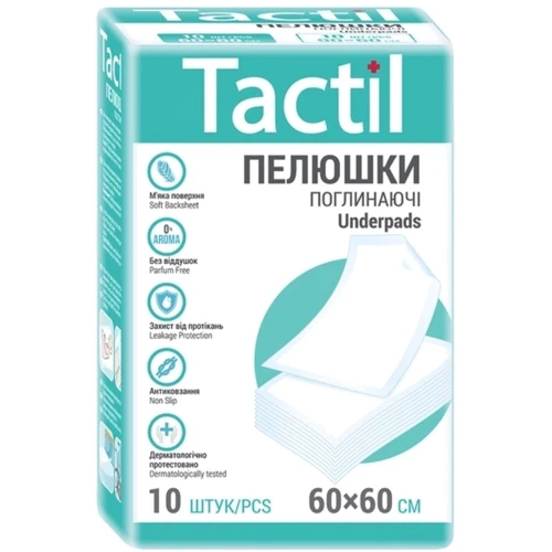 Пелюшки Tactil 60х60 см 10 шт