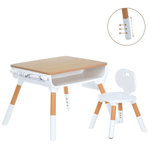 Дитячий стіл зі стільцем EL Camino бежевий (ME 1203-13)