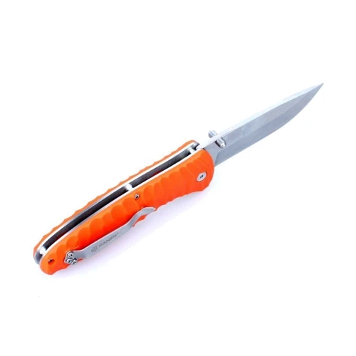 Нож Ganzo G6252-OR Orange: Система блокировки есть