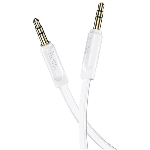 Кабель Hoco Audio Cable AUX 3.5mm Jack UPA16 2m White: Тип Mini-jack 3.5mm - Mini-jack 3.5mm
