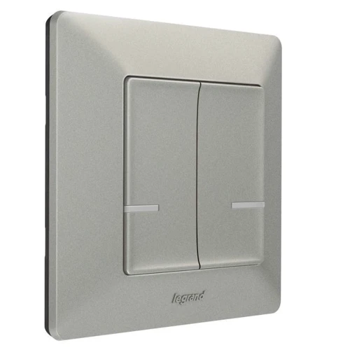 Умный выключатель Legrand Valena Life with NETATMO Aluminum (752387) фото 2