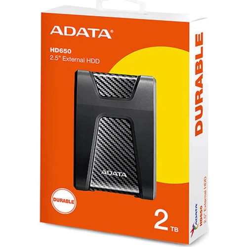 Зовнішній жорсткий диск Adata HD650 2TB (AHD650-2TU31-CBK)