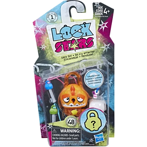 Набір Hasbro Lock Stars «Замочки з секретом» (E3170 OTR LOCK STARS ORANGE DINOSAUR)