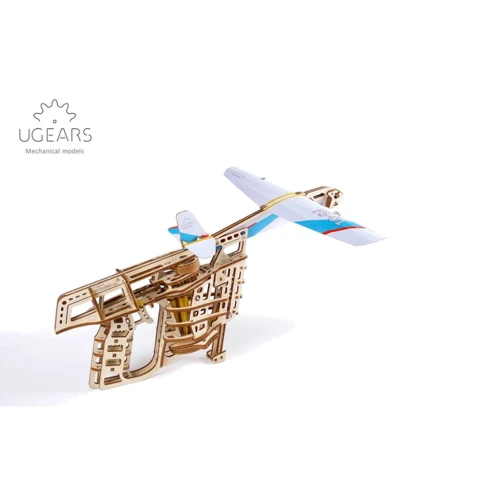 Механічний 3D пазл UGEARS "Пускач літачків" (70075) фото 9