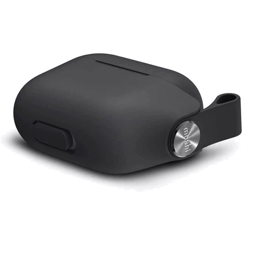 Чехол для наушников Moshi Pebbo Case Shadow Black (99MO123033) for Apple AirPods 3 фото 2