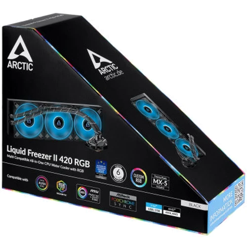 Кулер Arctic Liquid Freezer II 420 RGB (ACFRE00110A): Тип водяное охлаждение (СВО)