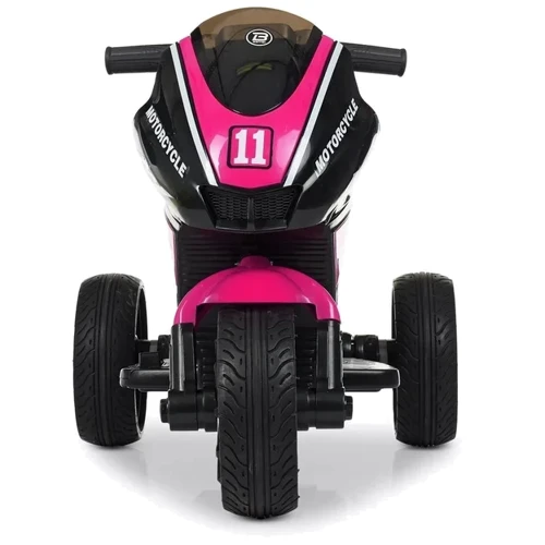 Дитячий електромотоцикл 3 колісний Bambi Racer Yamaha рожевий (M 4135EL-8): Вид мотоцикл