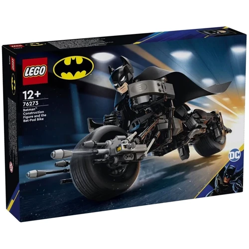 Конструктор LEGO Batman Фігурка Бетмена для складання та бетцикл 713 деталей (76273)