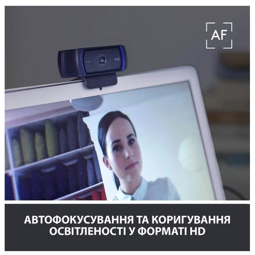 Logitech HD Pro C920 (960-001062): Крепление/установка Прищепка