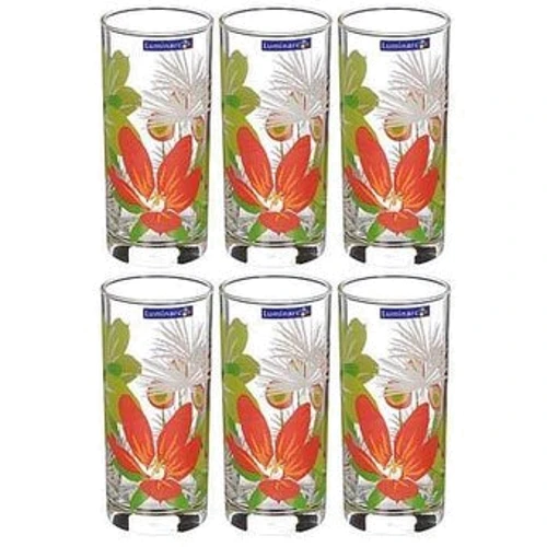 Набор стаканов Luminarc Pop Flowers Green D2279 (6 пр.) (270 мл)