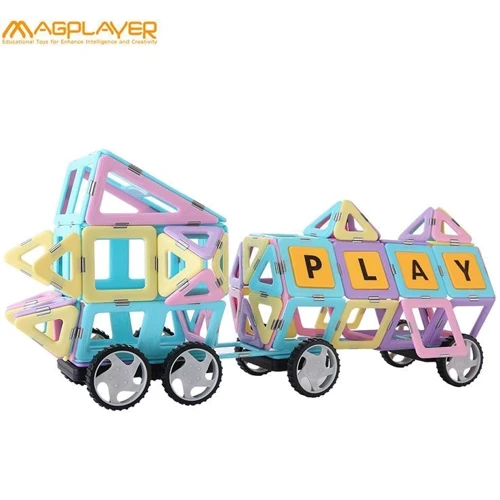 Конструктор Magplayer магнитный набор 88 эл. (MPH2-88): Рекомендуемый возраст от 3 лет