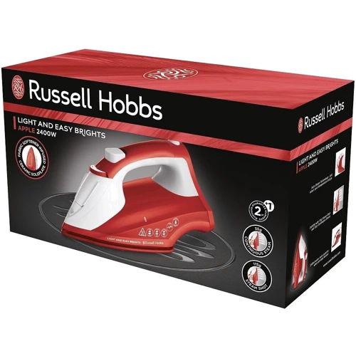 Утюг Russell Hobbs Light & Easy Brights Apple Iron 26481-56: Регулятор подачи пара есть