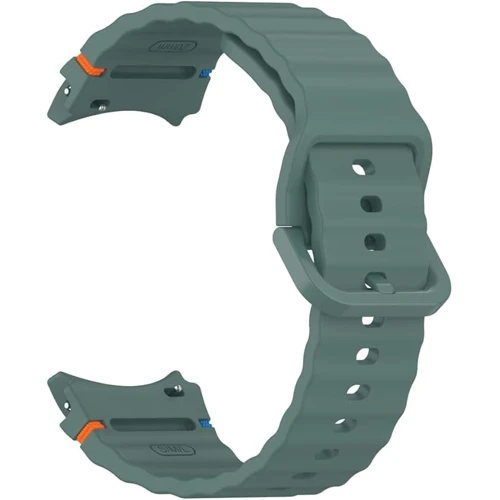 BeCover Strap Ribbed Tape Dark Green for Samsung Galaxy Watch (20mm) 4 40mm-44mm/5 40-44mm/6 40-44mm/7 40-44mm (712041) фото 7