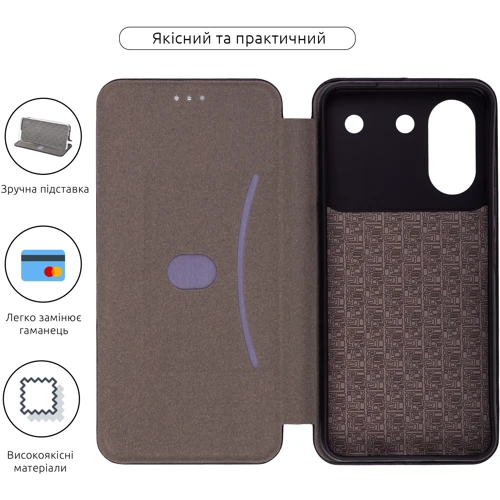 Чехол для телефонов ArmorStandart G-Case Black for ZTE Blade A54 4G (ARM70731): Тип чехол-книжка