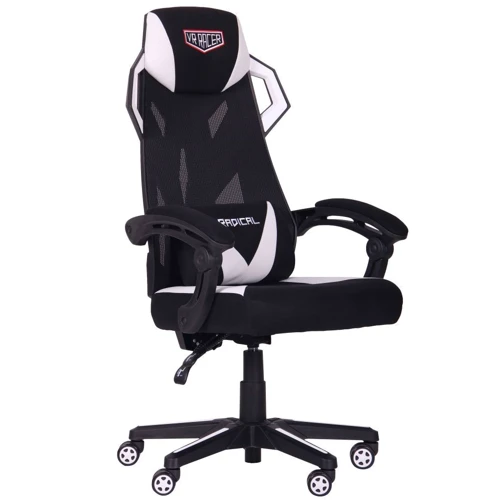 Кресло AMF VR Racer Radical Brooks черный/белый (545592)