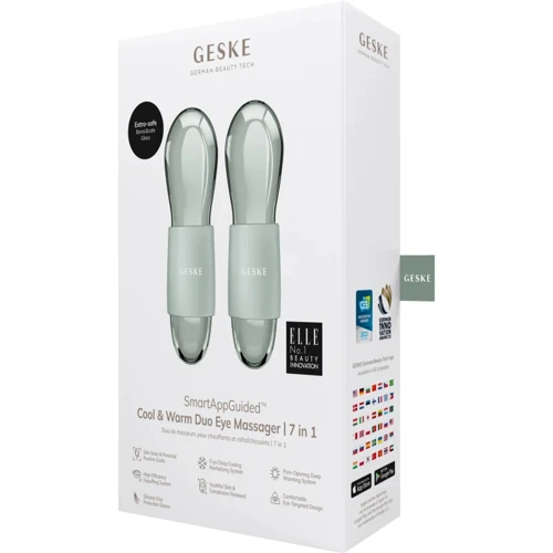 Массажер GESKE Cool&Warm Duo Eye Massager 7в1 green