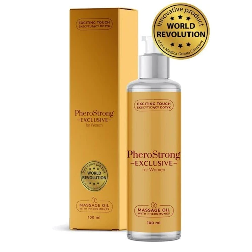 Массажное масло с феромонами PheroStrong Exclusive for Women, 100 мл: Тип Масло