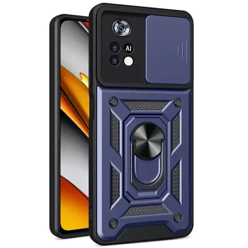 Чехол для телефонов Mobile Case Camshield Serge Ring Blue for Xiaomi Poco M4 Pro 4G