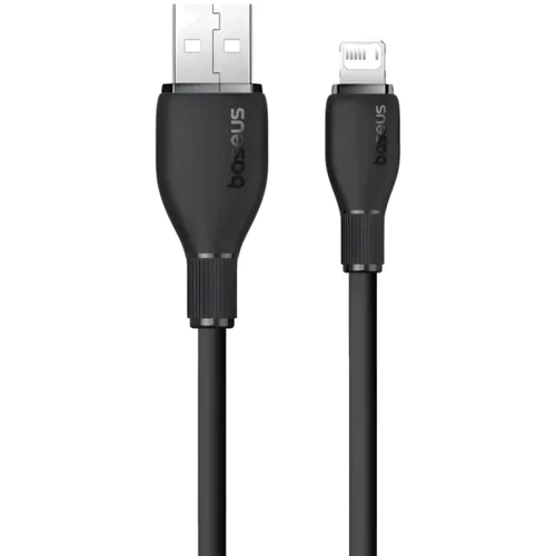 Кабель Baseus USB Cable to Lightning Pudding Series Fast Charging 2.4A 1.2m Black (P10355700111-00): Тип USB Cable - Lightning