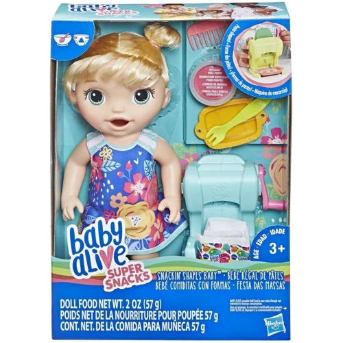 Лялька Hasbro Baby Alive Малятко і макарони (E3694): Вік від 3 років